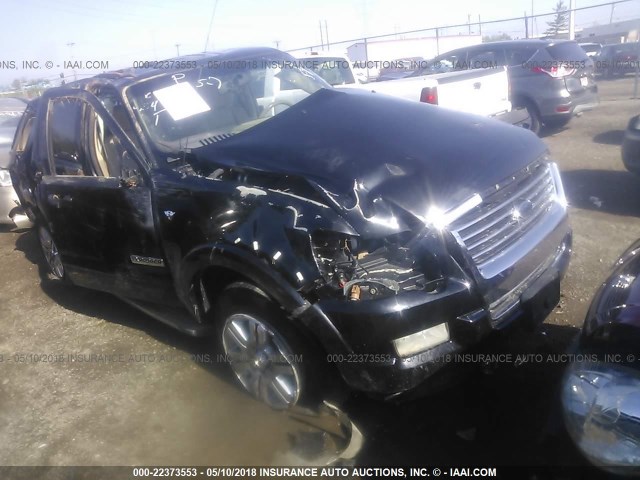 1FMEU75848UA83966 - 2008 FORD EXPLORER LIMITED BLACK photo 1