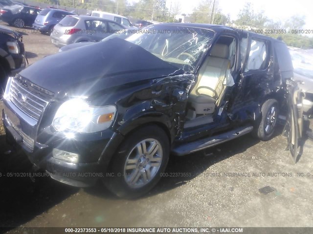 1FMEU75848UA83966 - 2008 FORD EXPLORER LIMITED BLACK photo 2