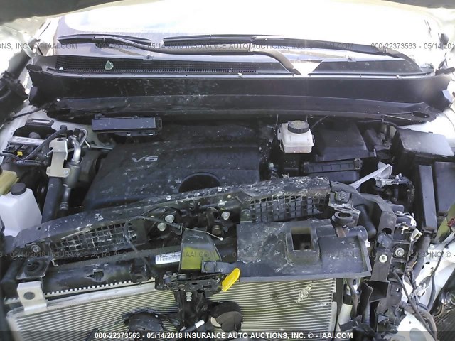 5N1DR2MN6HC912856 - 2017 NISSAN PATHFINDER S/SV/SL/PLATINUM 白色 照片 10