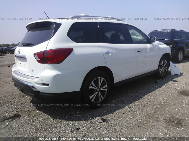 5N1DR2MN6HC912856 - 2017 NISSAN PATHFINDER S/SV/SL/PLATINUM 白色 照片 4