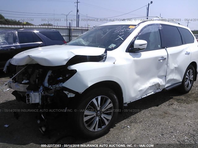 5N1DR2MN6HC912856 - 2017 NISSAN PATHFINDER S/SV/SL/PLATINUM 白色 照片 6