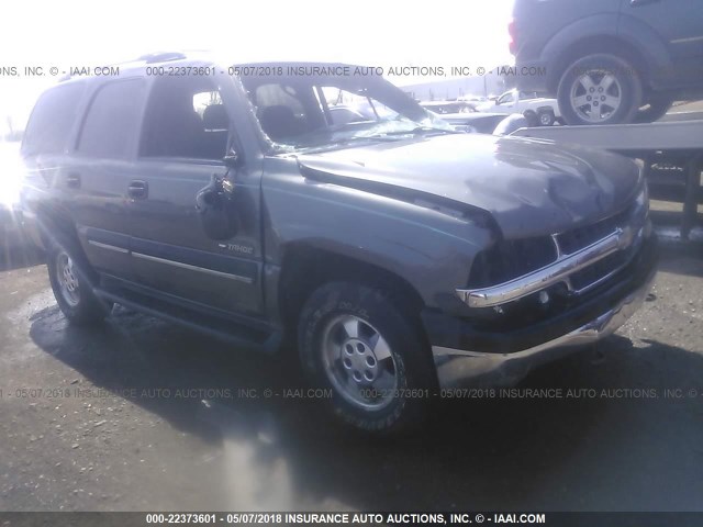 1GNEK13T91J308430 - 2001 CHEVROLET TAHOE K1500 GRAY photo 1