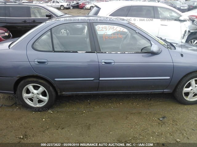 3N1CB51D5YL328649 - 2000 NISSAN SENTRA XE/GXE BLUE photo 6