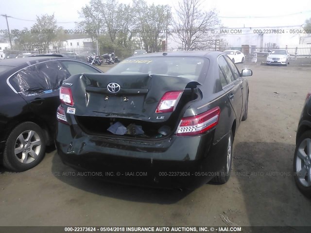 4T1BF3EK3BU634963 - 2011 TOYOTA CAMRY SE/LE/XLE GREEN photo 6
