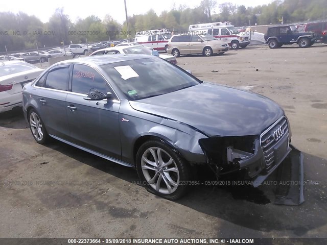 WAUBGAFL2DA122545 - 2013 AUDI S4 PREMIUM PLUS GRAY photo 1