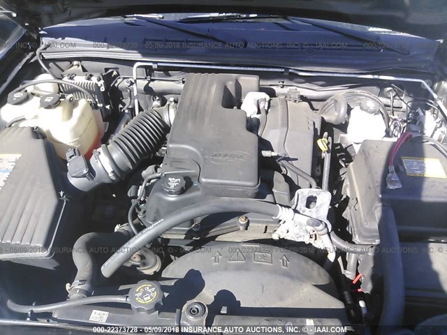 1GCDT148858153880 - 2005 CHEVROLET COLORADO BLACK photo 10