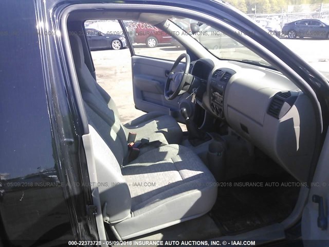 1GCDT148858153880 - 2005 CHEVROLET COLORADO BLACK photo 5