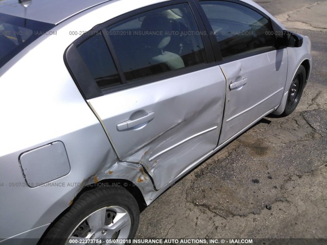 3N1AB61E58L762320 - 2008 NISSAN SENTRA 2.0/2.0S/2.0SL SILVER photo 6