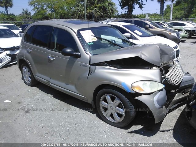 3C8FY68BX2T372204 - 2002 CHRYSLER PT CRUISER LIMITED/DREAM CRUISER GOLD photo 1