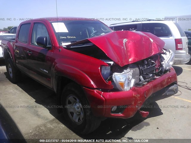 3TMJU4GN9FM192414 - 2015 TOYOTA TACOMA DOUBLE CAB PRERUNNER RED photo 1