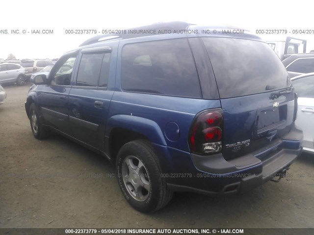 1GNET16S056166218 - 2005 CHEVROLET TRAILBLAZER EXT LS/EXT LT BLUE photo 3