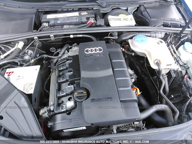 WAUDF78E08A118738 - 2008 AUDI A4 2.0T QUATTRO BLUE photo 10