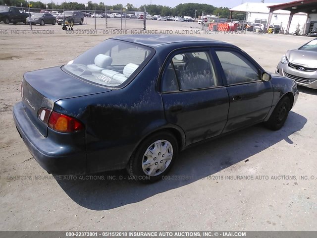 1NXBR12E6XZ151551 - 1999 TOYOTA COROLLA VE/CE/LE 绿色 照片 4