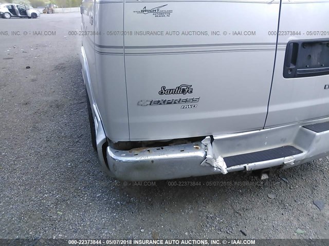1GBFH15T741218808 - 2004 CHEVROLET EXPRESS G1500  SILVER photo 6
