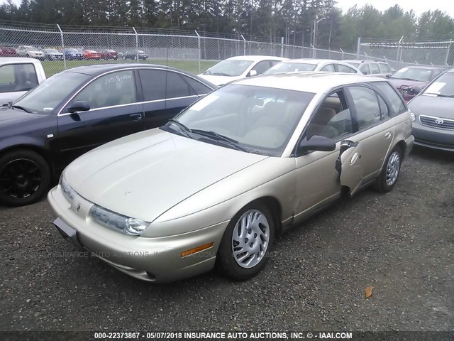 1G8ZK8277XZ164632 - 1999 SATURN SW2 GOLD photo 2