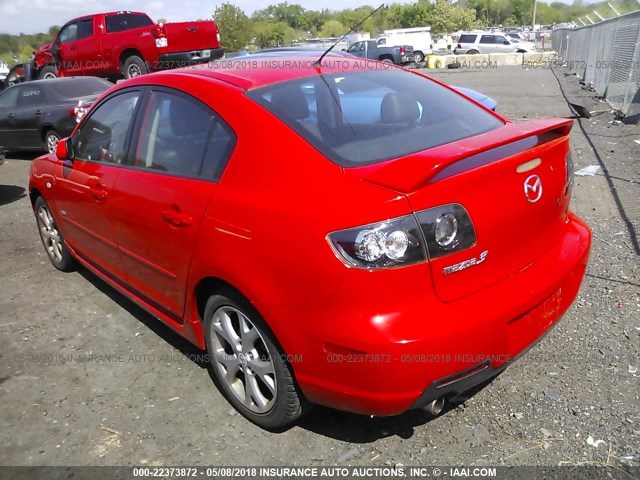 JM1BK323171649211 - 2007 MAZDA 3 S RED photo 3