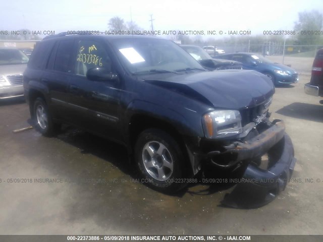 1GNDS13SX42376897 - 2004 CHEVROLET TRAILBLAZER LS/LT GRAY photo 1