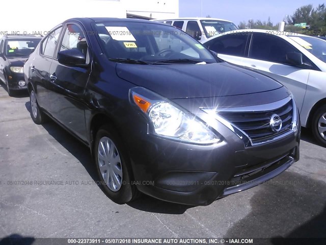 3N1CN7AP6FL915968 - 2015 NISSAN VERSA S/S PLUS/SV/SL GRAY photo 1