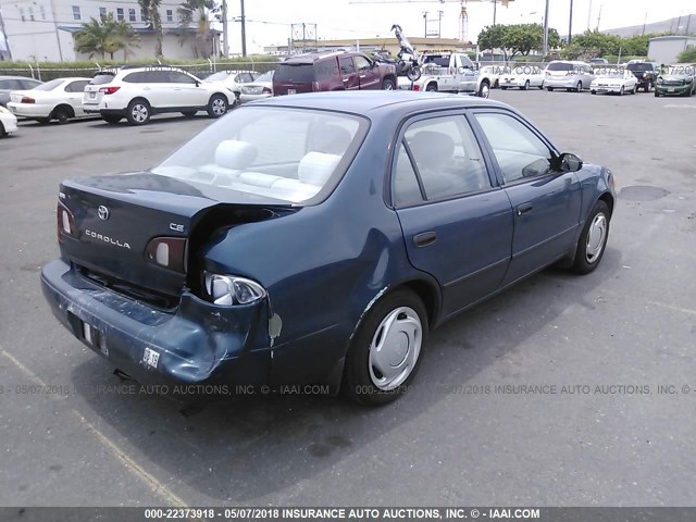 1NXBR12E0XZ273628 - 1999 TOYOTA COROLLA VE/CE/LE 蓝色 照片 4