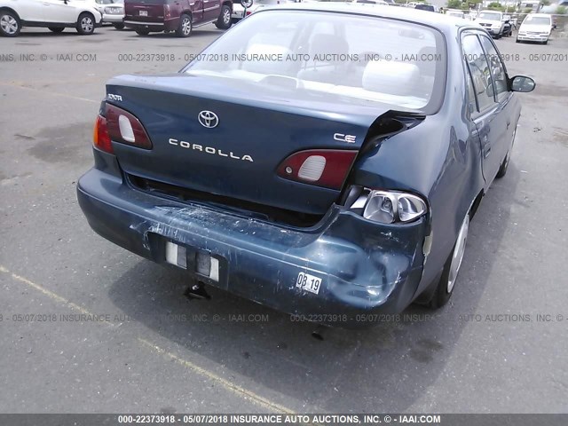 1NXBR12E0XZ273628 - 1999 TOYOTA COROLLA VE/CE/LE 蓝色 照片 6