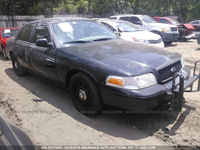 2FAHP71W07X136897 - 2007 FORD CROWN VICTORIA POLICE INTERCEPTOR BLACK photo 1