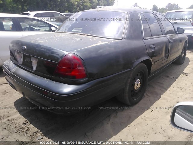 2FAHP71W07X136897 - 2007 FORD CROWN VICTORIA POLICE INTERCEPTOR BLACK photo 4