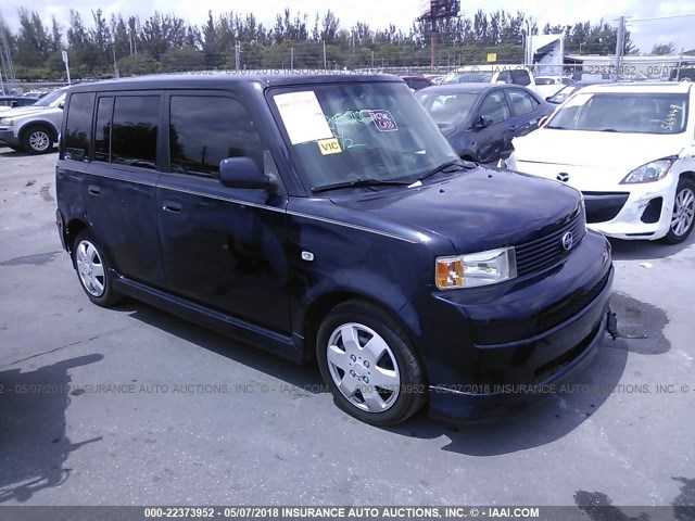 JTLKT324X50213485 - 2005 TOYOTA SCION XB Dark Blue photo 1