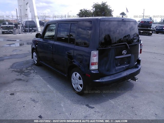 JTLKT324X50213485 - 2005 TOYOTA SCION XB Dark Blue photo 3