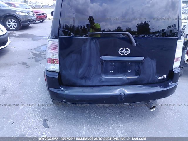 JTLKT324X50213485 - 2005 TOYOTA SCION XB Dark Blue photo 6