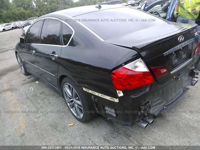 JNKAY01E58M602239 - 2008 INFINITI M35 SPORT BLACK photo 3