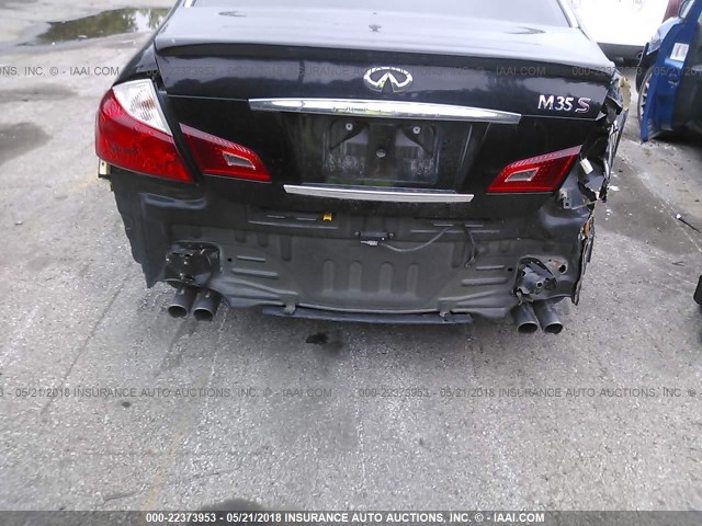 JNKAY01E58M602239 - 2008 INFINITI M35 SPORT BLACK photo 6