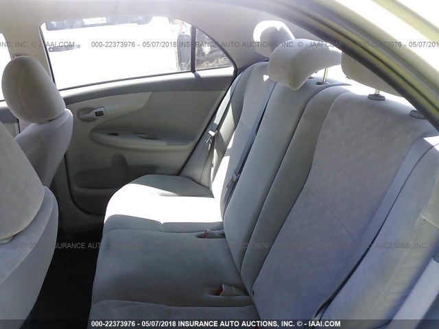 JTDBL40E89J017574 - 2009 TOYOTA COROLLA LE/XLE SILVER photo 8