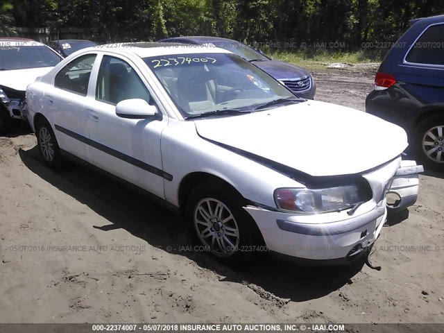 YV1RS61T132256129 - 2003 VOLVO S60 WHITE photo 1