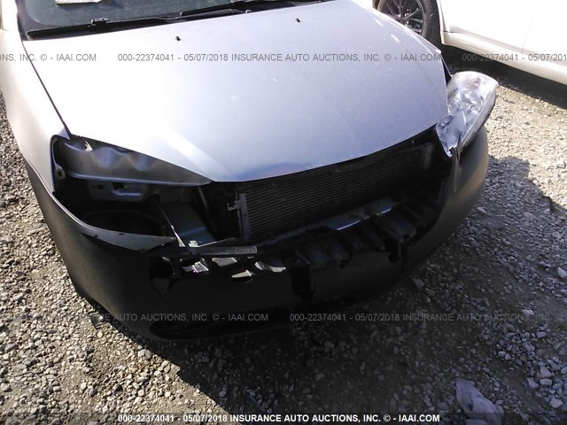 1G2ZG57B884118748 - 2008 PONTIAC G6 SE SILVER photo 6