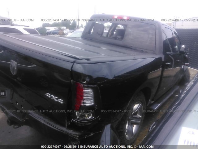 1C6RR7MT0FS504319 - 2015 RAM 1500 SPORT BLACK photo 4