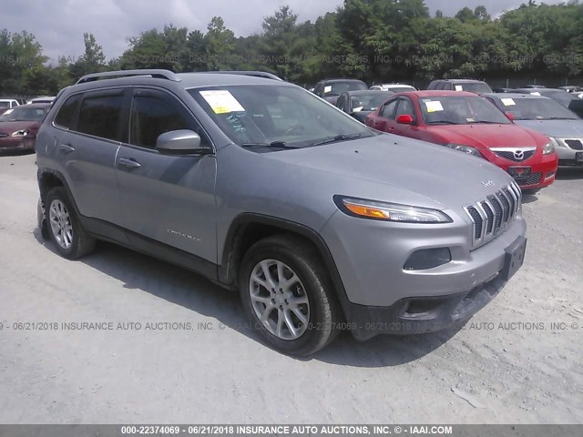 1C4PJMCS0FW538588 - 2015 JEEP CHEROKEE LATITUDE SILVER photo 1