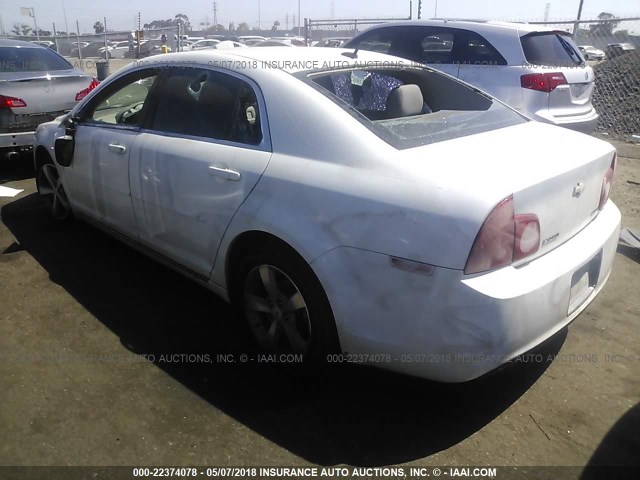 1G1ZC5EU0BF132837 - 2011 CHEVROLET MALIBU 1LT 白色 照片 3