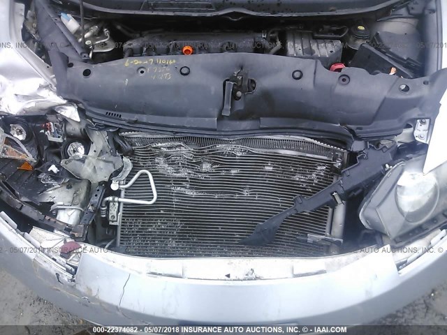 1HGFA16959L010085 - 2009 HONDA CIVIC EXL SILVER photo 10