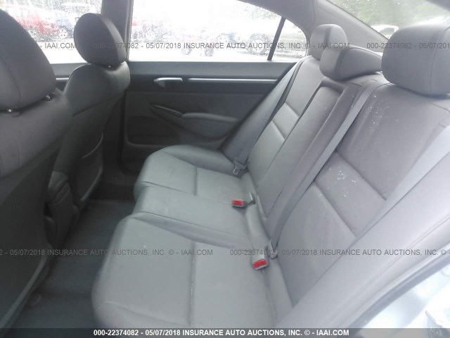 1HGFA16959L010085 - 2009 HONDA CIVIC EXL SILVER photo 8