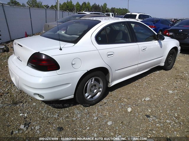 1G2NE52F53C198880 - 2003 PONTIAC GRAND AM SE WHITE photo 4