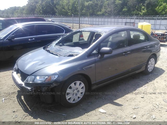 2HGFA16369H323817 - 2009 HONDA CIVIC VP SILVER photo 2