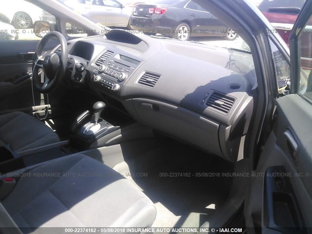 2HGFA16369H323817 - 2009 HONDA CIVIC VP SILVER photo 5