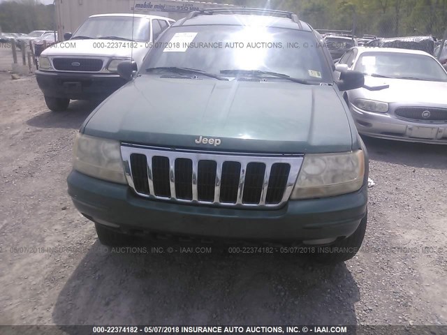 1J4GW68SXXC645666 - 1999 JEEP GRAND CHEROKEE LIMITED GREEN photo 6