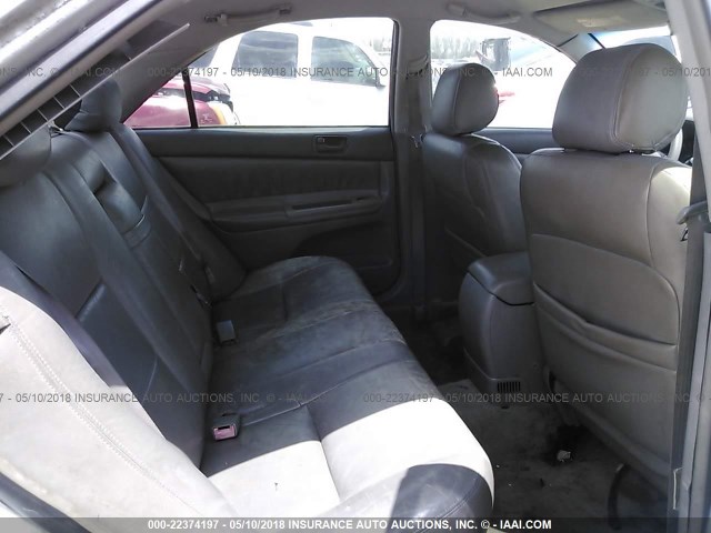 4T1BF32KX2U010615 - 2002 TOYOTA CAMRY LE/XLE/SE 银色 照片 8