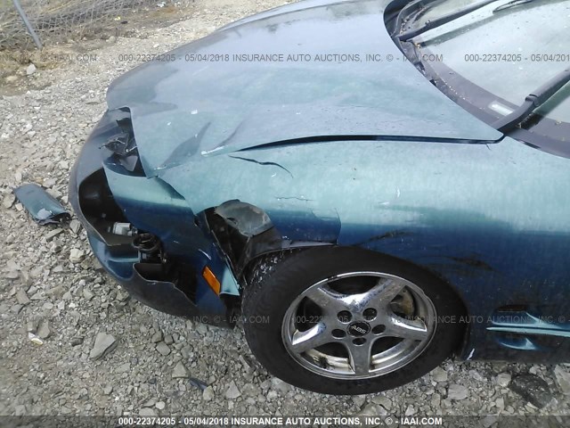 2G2FS22K912136162 - 2001 PONTIAC FIREBIRD GREEN photo 6