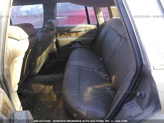 1LNBP94F1CY660038 - 1982 LINCOLN TOWN CAR GOLD photo 8