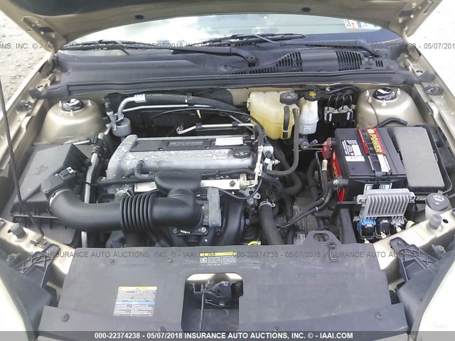 1G1ZS51F36F119550 - 2006 CHEVROLET MALIBU LS TAN photo 10