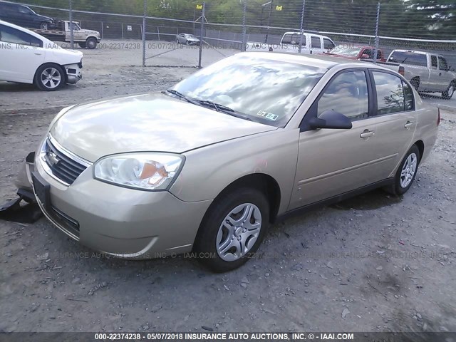 1G1ZS51F36F119550 - 2006 CHEVROLET MALIBU LS TAN photo 2