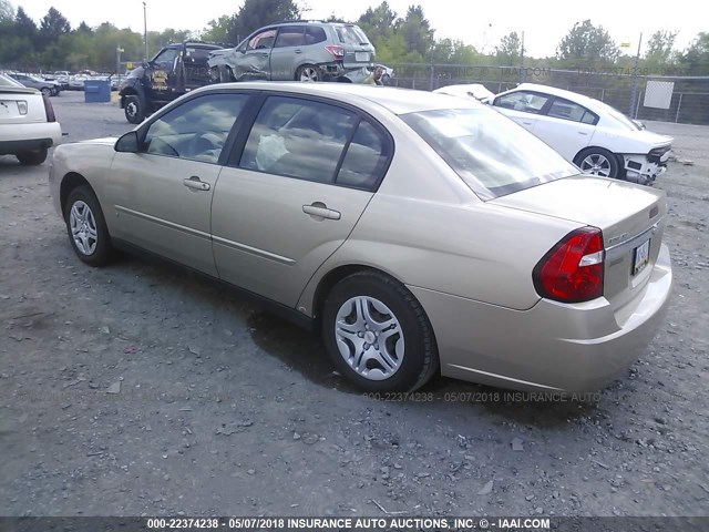 1G1ZS51F36F119550 - 2006 CHEVROLET MALIBU LS TAN photo 3