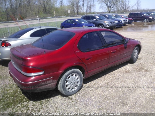 1C3EJ56HXXN683114 - 1999 CHRYSLER CIRRUS LXI RED photo 4